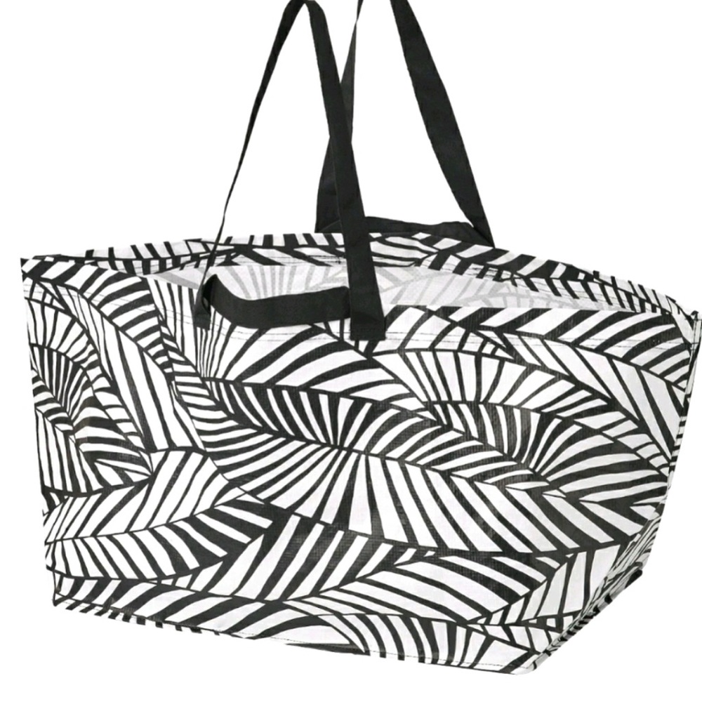 TWO Ikea Slukis Black and White Bags USED!